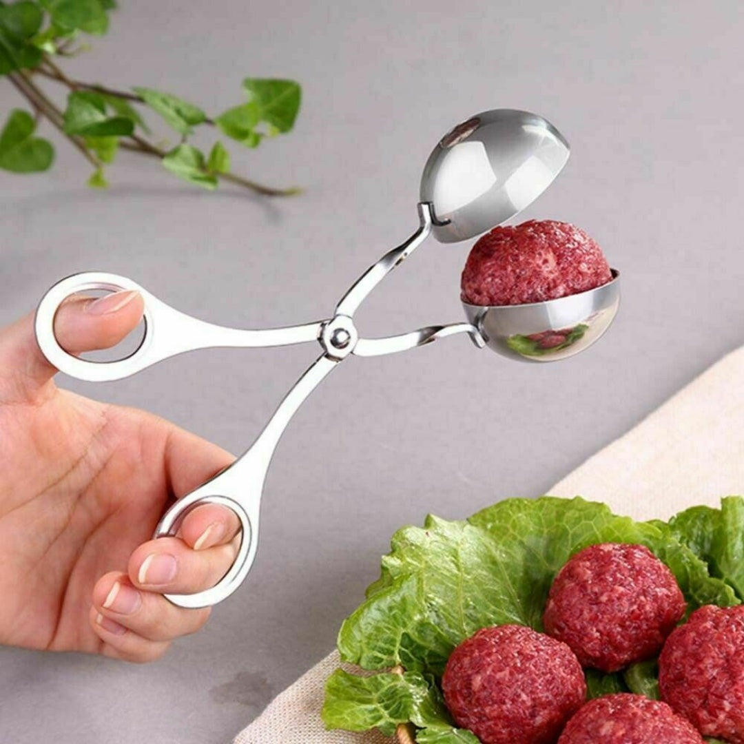 Meatball Maker Spoon Kitchen Stick Utensil Baller Meat Stainless Steel AUS L