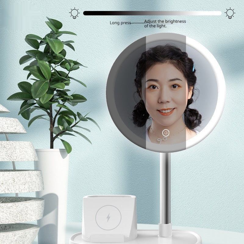 LED Makeup Mirror With Lighting And Wireless Charging