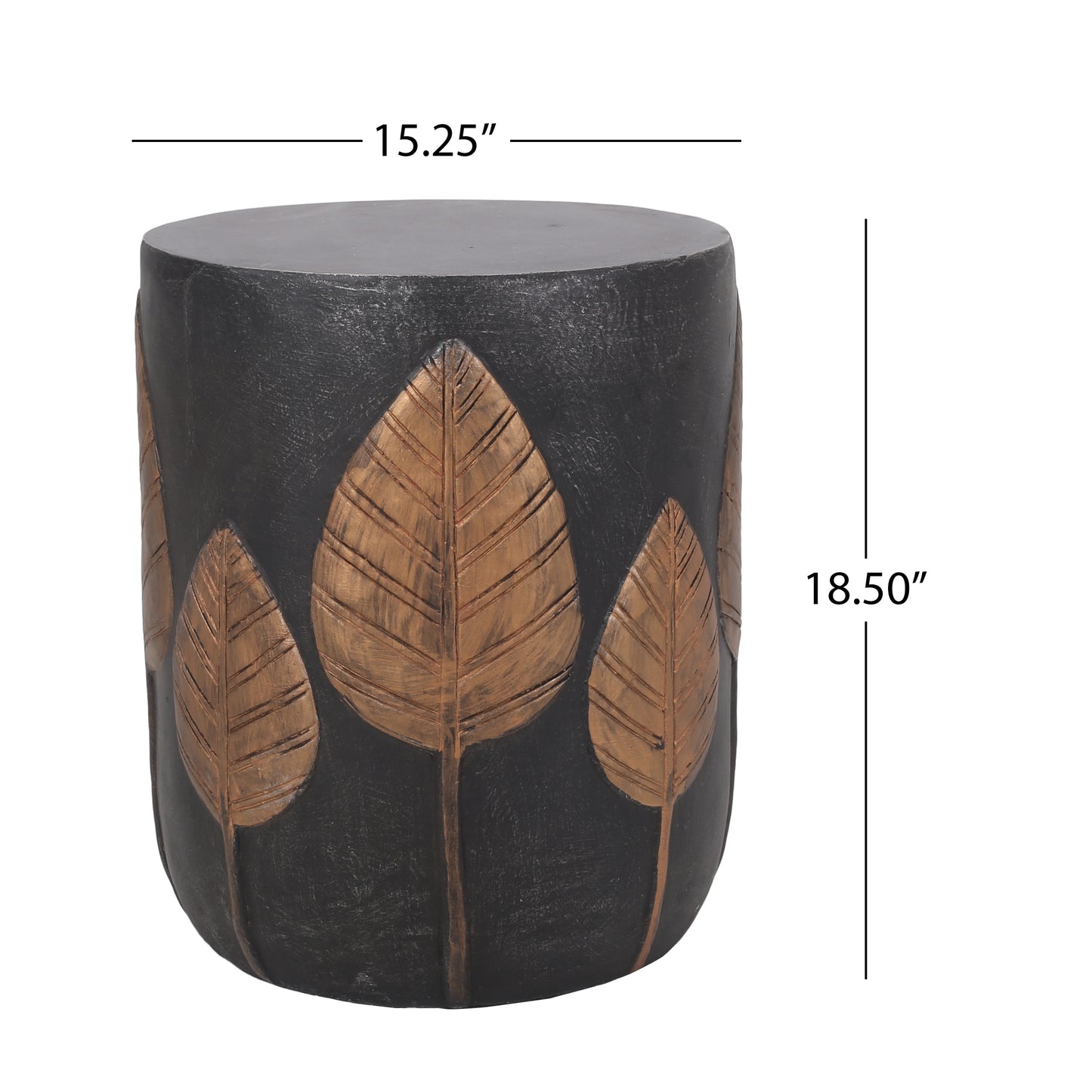 Outdoor LightWeight Concrete Side Table,Copper 73440.00