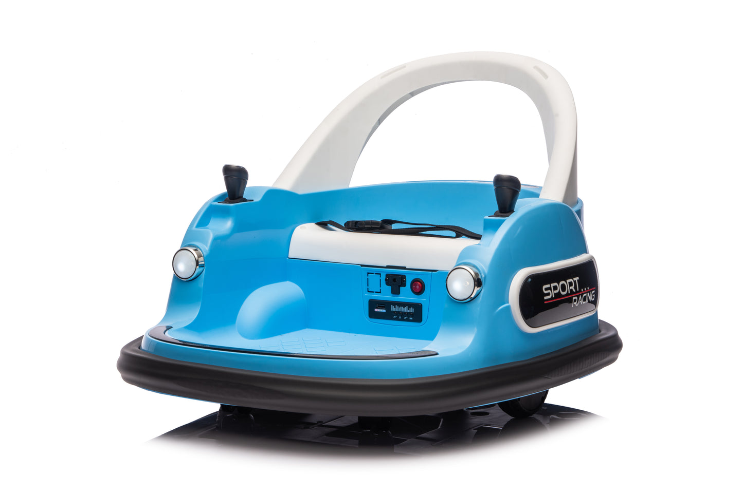 12V Ride On Bumper Car For Kids,electric Car For Kids,1.5-5 Years Old,W Remote Control, LED Lights, Bluetooth & 360 Degree Spin, Vehicle Body With Anti-collision Padding Five-point Safety Belt,2wd
