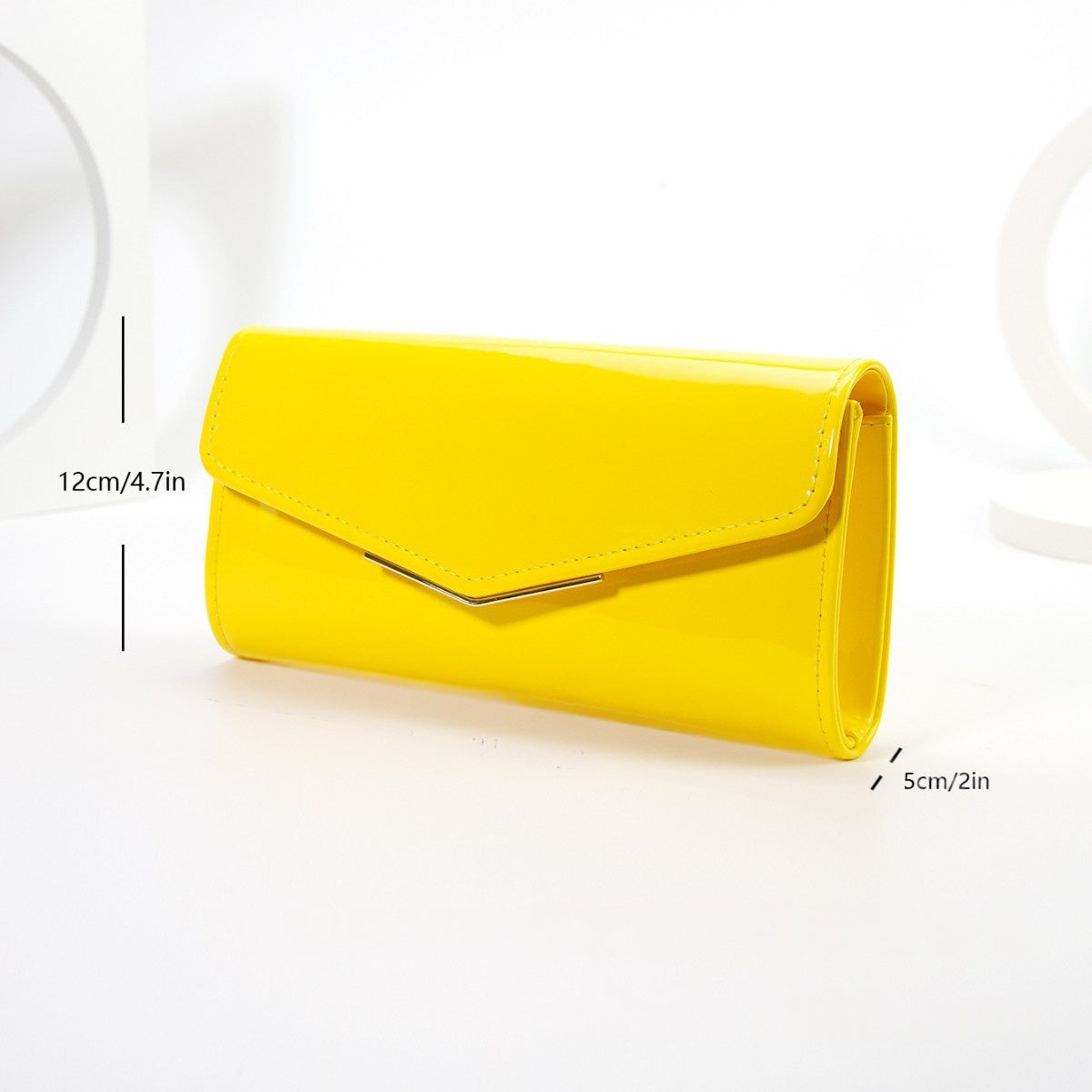 Womens Stylish And Elegant Patent PU Bag In Nude, Cross-body Design