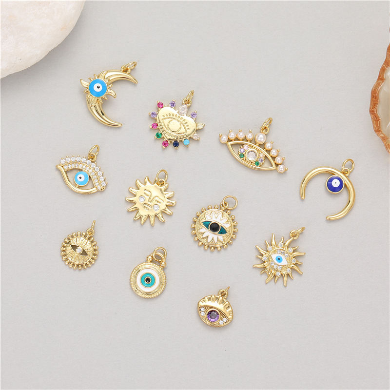 Sun Moon Bracelet Necklace Earrings Accessories