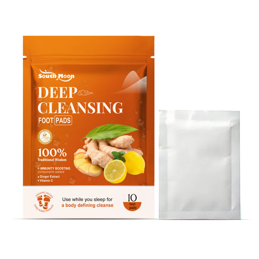South Moon Ginger Deep Cleansing Pad, Ease, Relax And Improve Sleep Quality Foot Care Patch