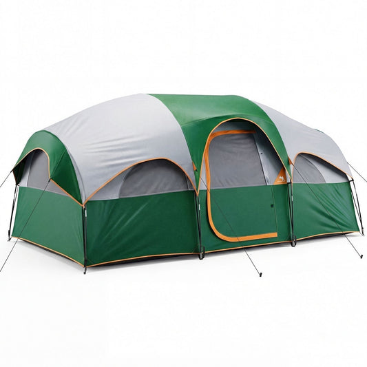 Camping Tent, Waterproof Windproof Dome Tent, Multi-Directional Ventilation, 5 Min Quick Setup, For Family Outdoor, Backpacking, Hiking