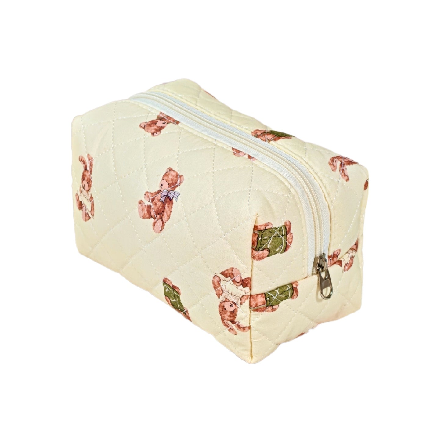Printed Quilted Makeup Large Capacity Portable Toiletry Bag For Travel