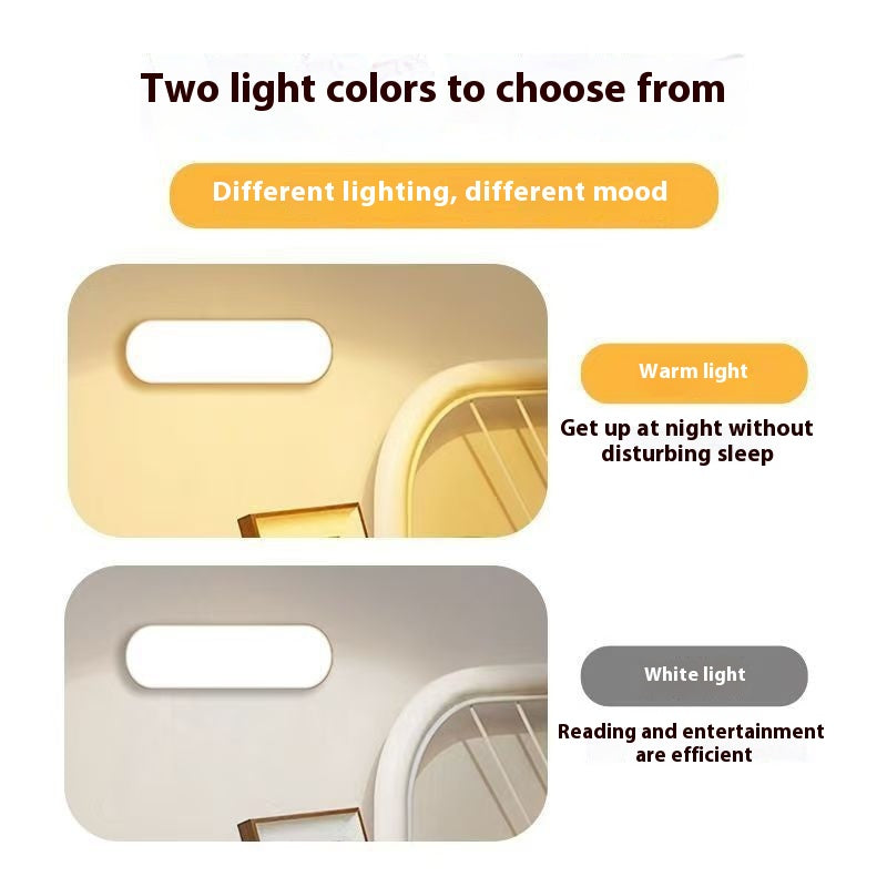 Human Intelligence Small Induction Night Lamp Charging Button Dormitory Lamp