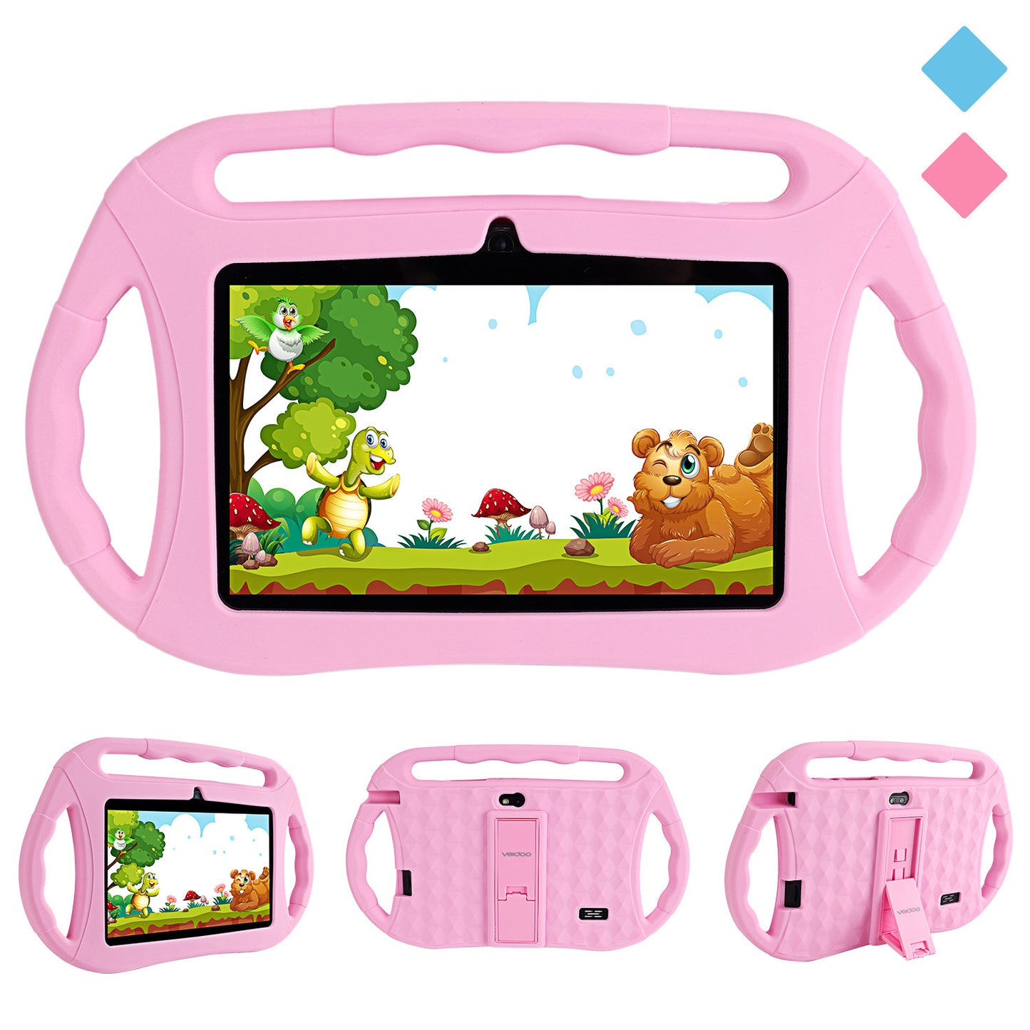 7-inch Android Smart Card-Slotted Protective Case For Kids Tablet