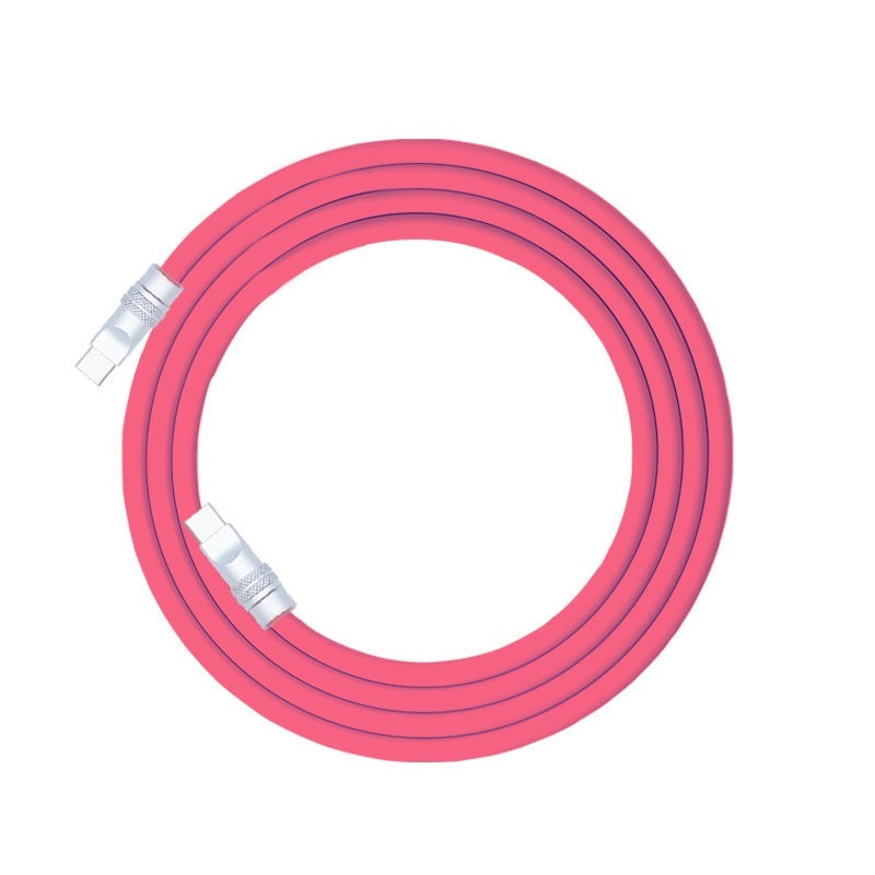 PD Fast-charging Dual-head Ultra-soft Silicone Data Cable
