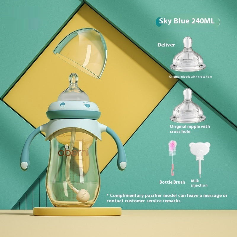 Feeding Bottle Anti-flatulence Drop-resistant Wide Caliber Three Purposes