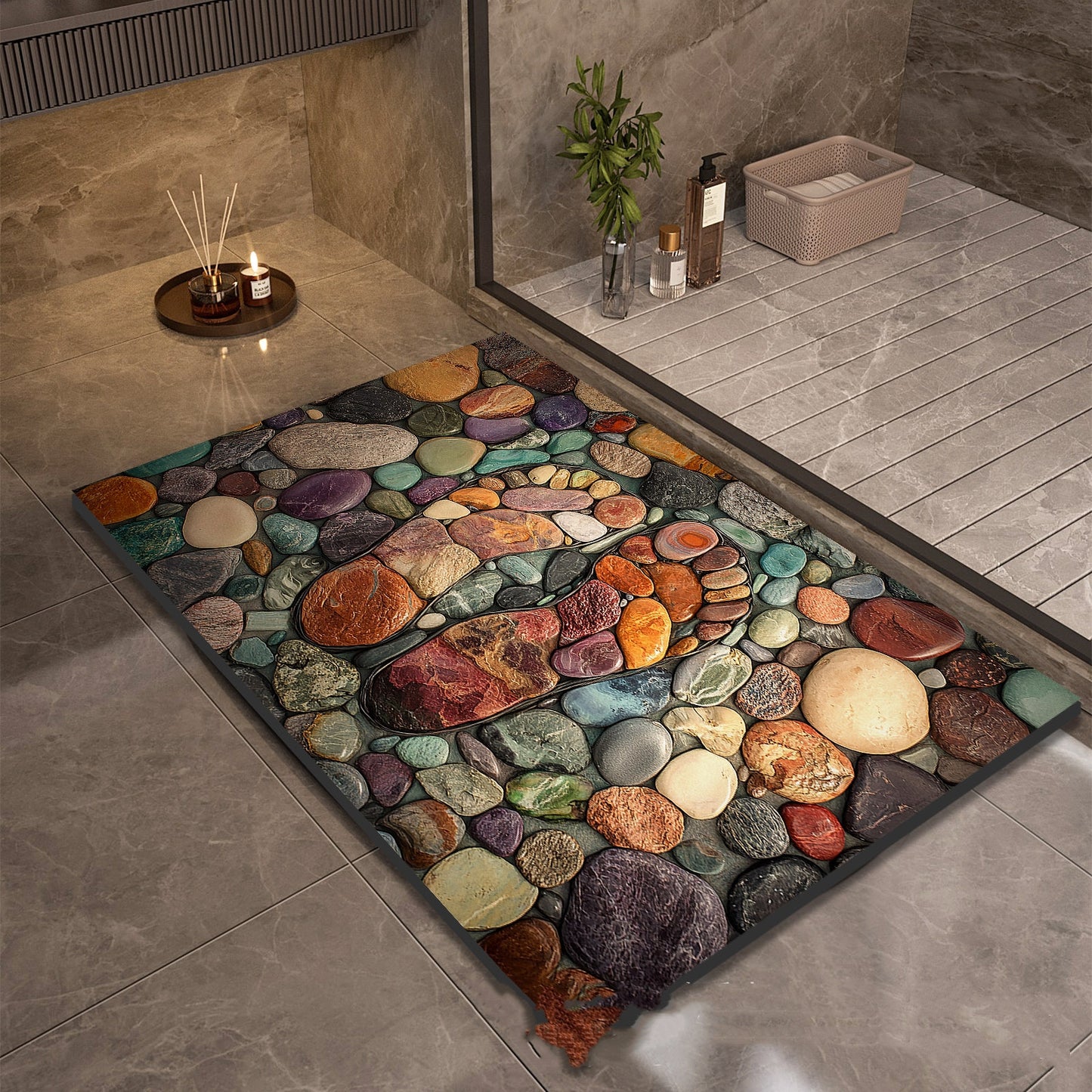 Bathroom Diatomaceous Earth Quick-drying Bath Mat
