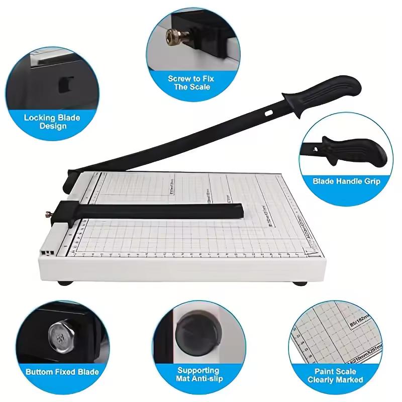 Support pan European shipping--Safe Paper Cutter Slid-Proof Paper Trimmer Versatile Paper Cutter Stable Paper Trimmer For Office Craft Or Pictures