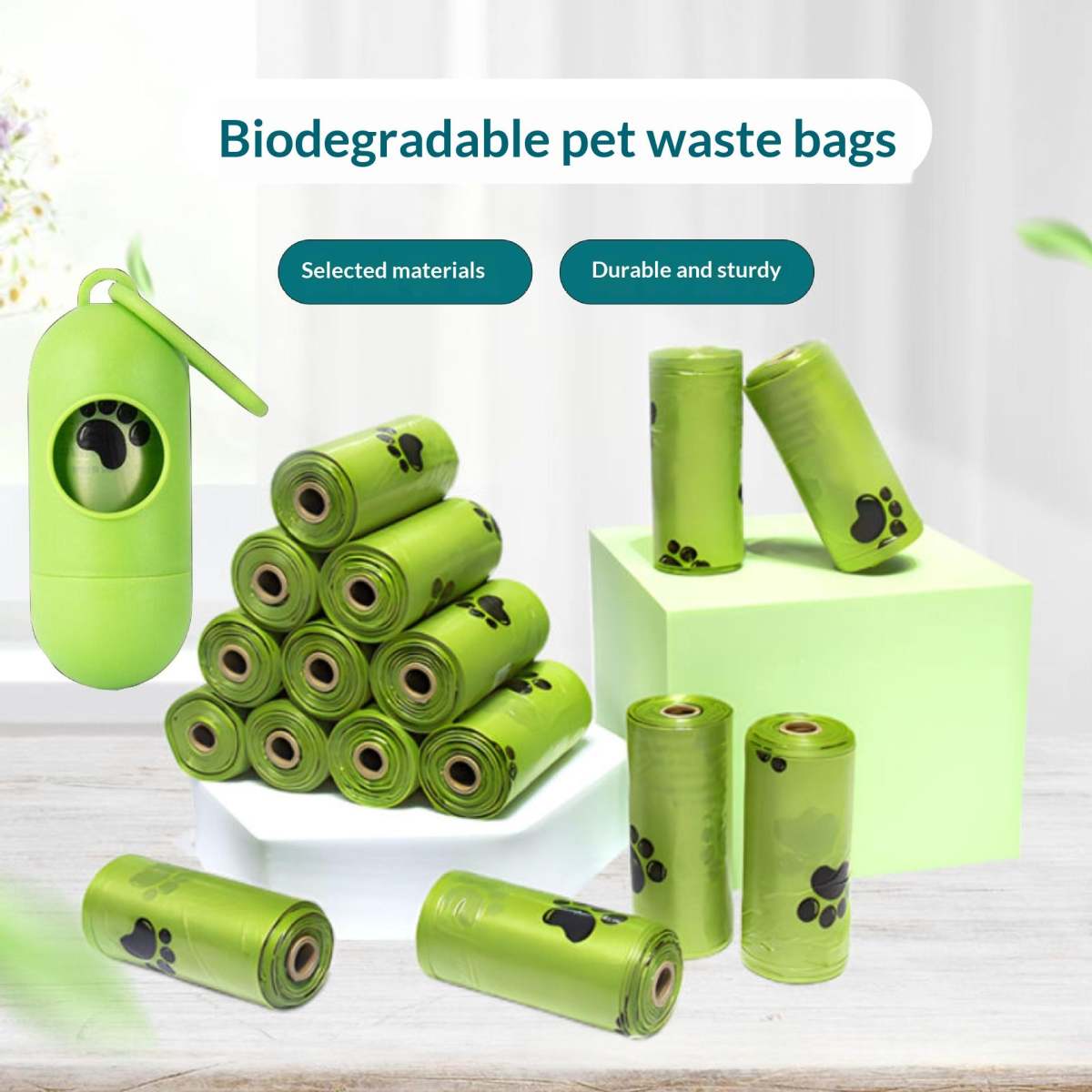 Thickened Biodegradable Pet Waste Bags