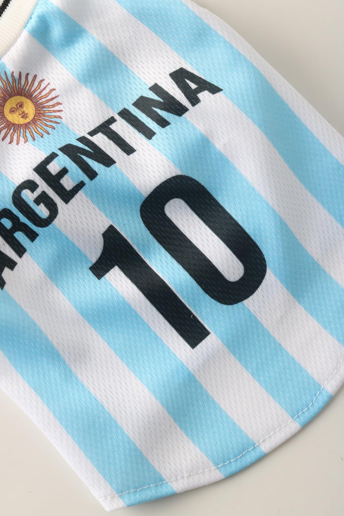 Mexico Pet Dog Jersey Costume, Summer Cooling Mesh Fabric, Soccer Sportswear Team Jersey, Lightweight Football Casual Clothes For Small Dogs