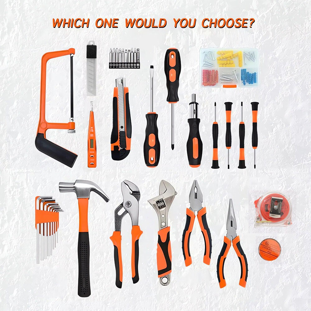 105Pcs Professional Tool Kit Set Household Repair DIY Hand Tools Set With Case