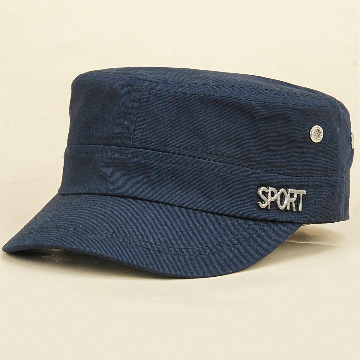 Men's And Women's All-color Iron-buttoned Baseball Cap With Flat Top. Fashionable And Casual. Suitable For Outdoor Outings, Mountain Climbing And Daily Commuting.
