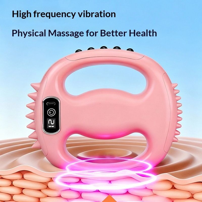 Four-sided Massage Head Fascia Ring Fat-shaking Machine Portable Massager