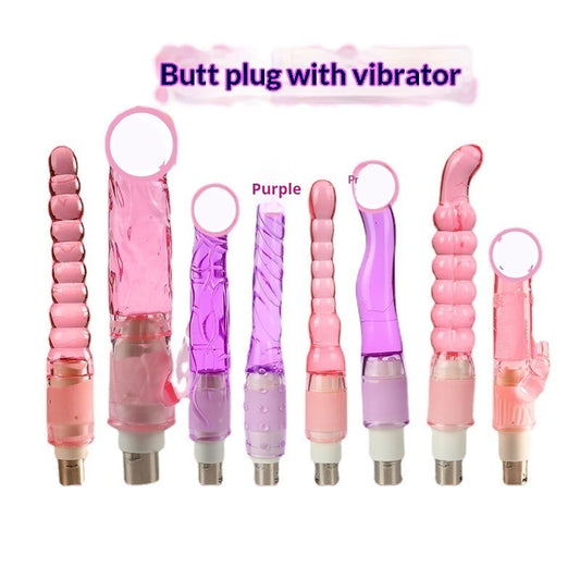 Artillery Machine Accessories Rear Court Ultra-soft Crystal Dildo Female