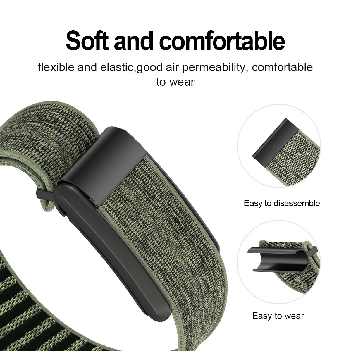 Fashion Sport Smart Watch Strap Twill Weave