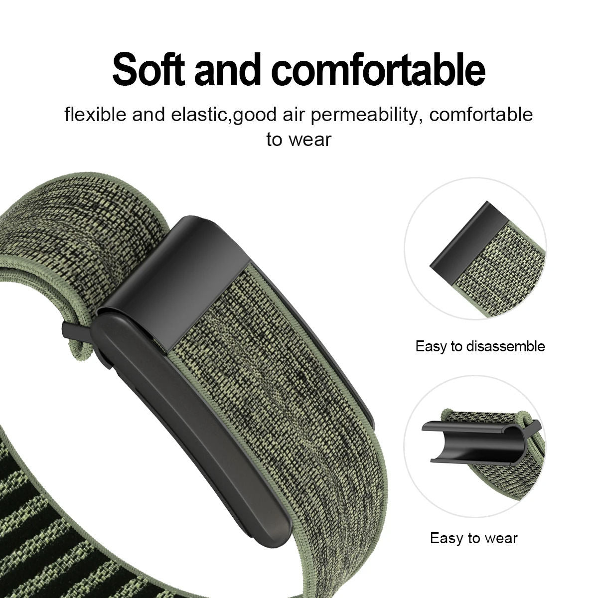Fashion Sport Smart Watch Strap Twill Weave