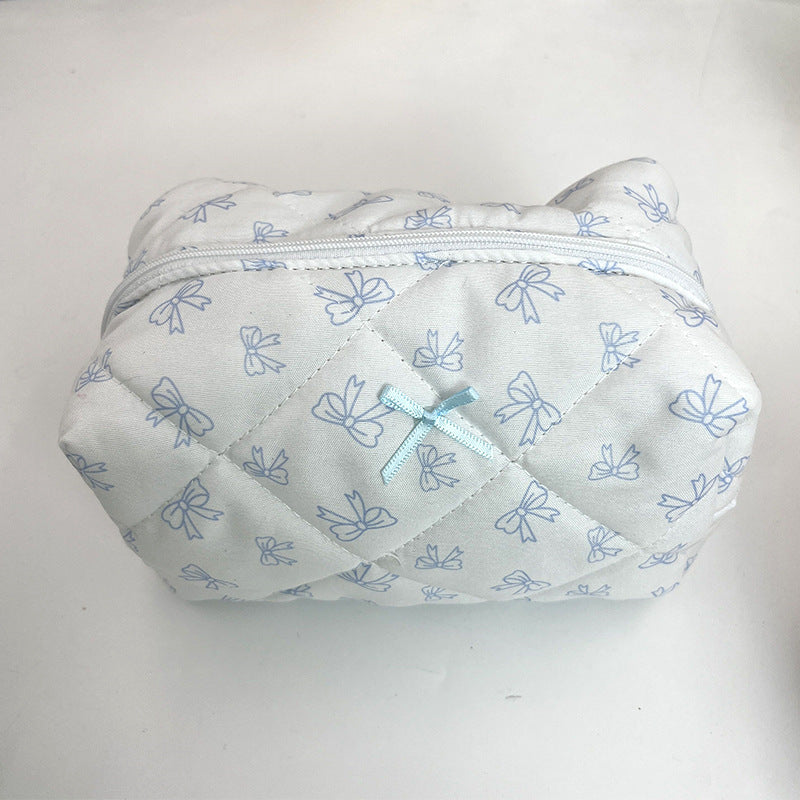 Large Capacity Travel Multifunctional Floral Makeup Bag