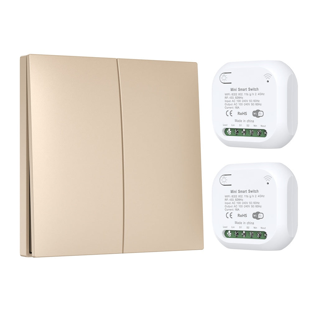 Wireless Smart Control Panel Featuring Self-powered, Wiring-free Design