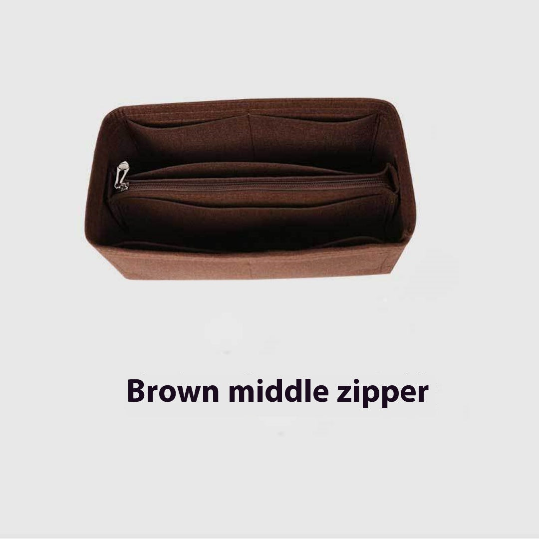 Felt Makeup Storage Bag With Support Lining Bag