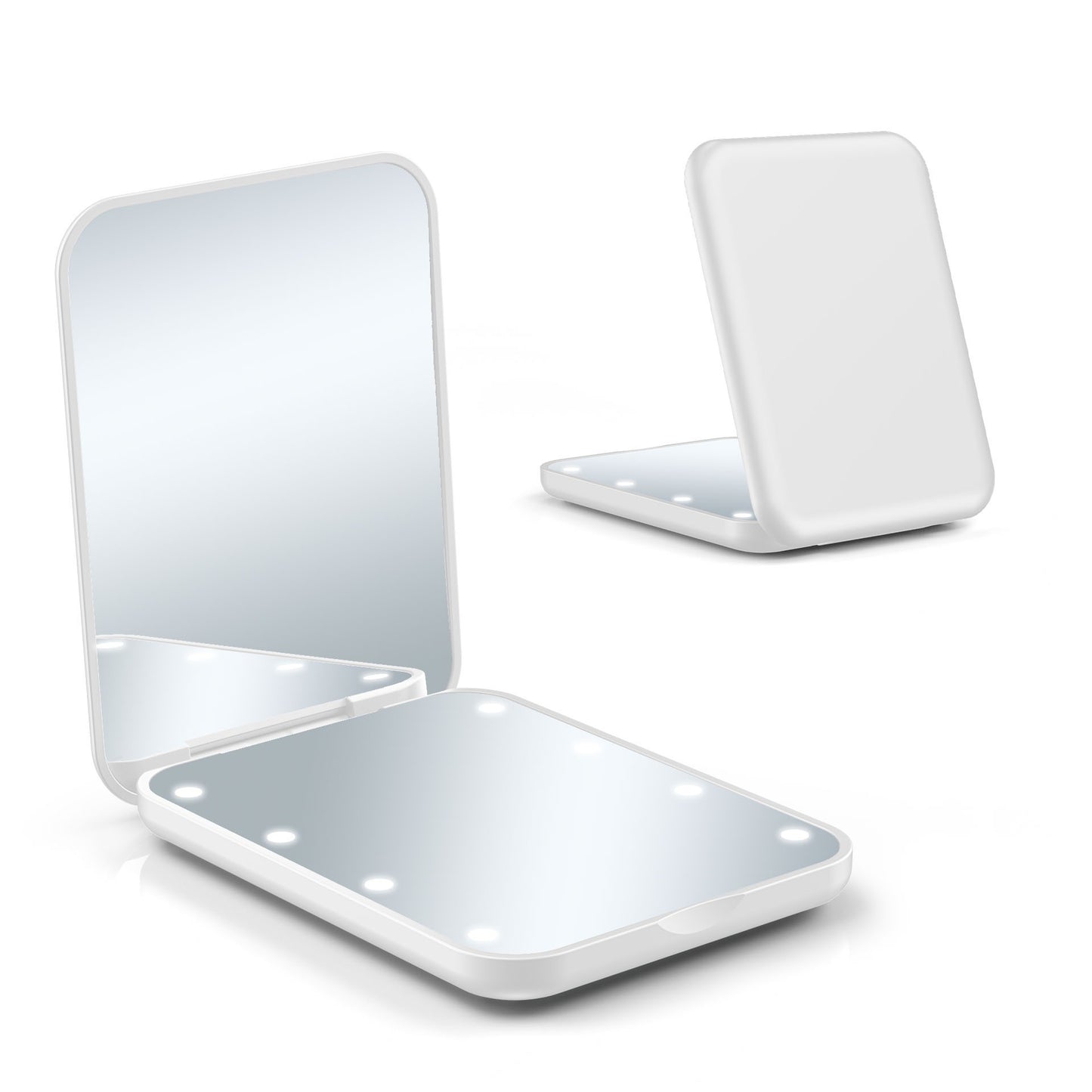 Ultra-thin LED Handheld Makeup Mirror