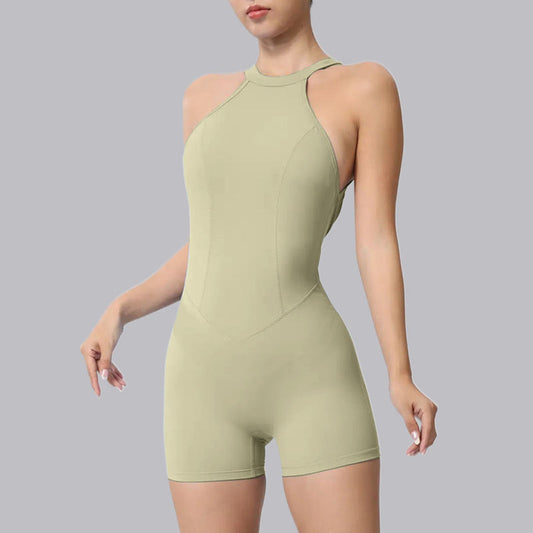 Tight Sports Jumpsuit Yoga Suit