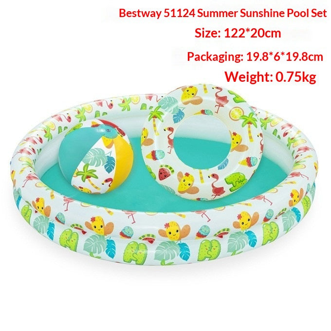 Thickened Inflatable Swimming Pool - Extra Large Family Ocean Ball Pit Paddling Pool for Adults and Kids Outdoor Water Play