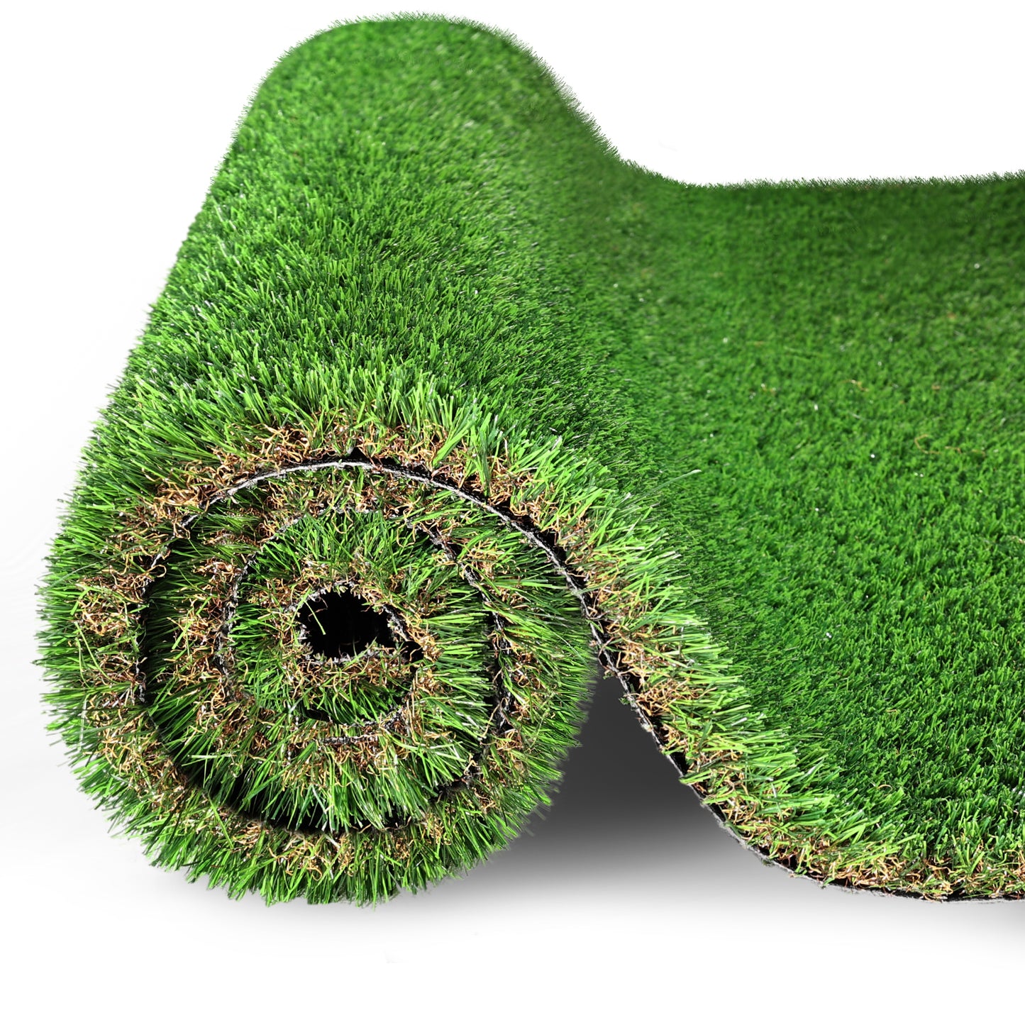 6.5FTX33FT Outdoor Artificial Grass Runner Rug, Thick Realistic Fake Grass Roll Decor Patio Balcony Garden Lawn, Dog Pets Turf Drain Mat, 1.38 Pile Height