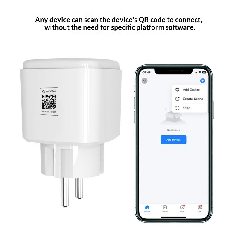 Graffiti Wi-Fi Smart Socket With Power Consumption Monitoring