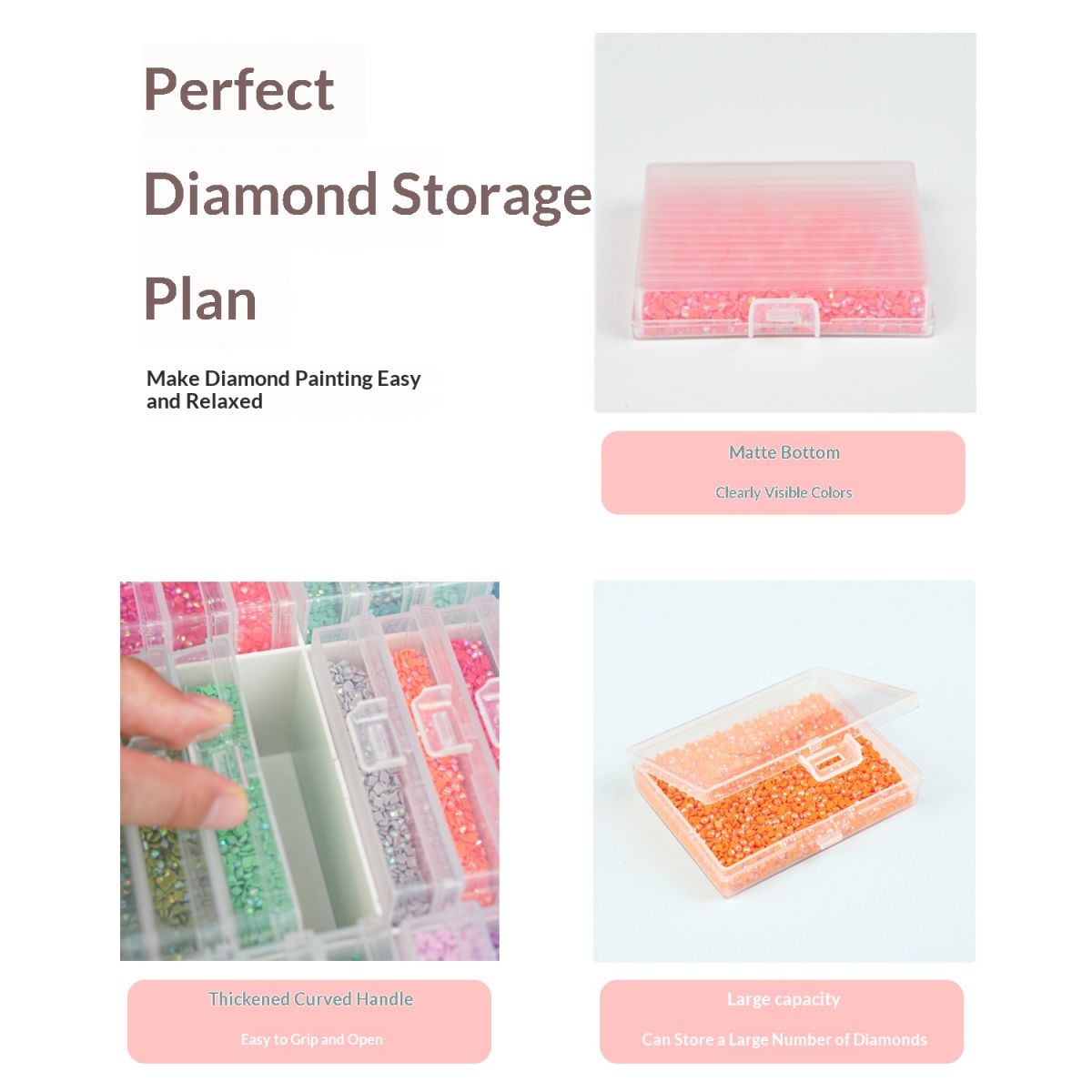 Diamond Painting Drill Boxes Drill Trays And Tools