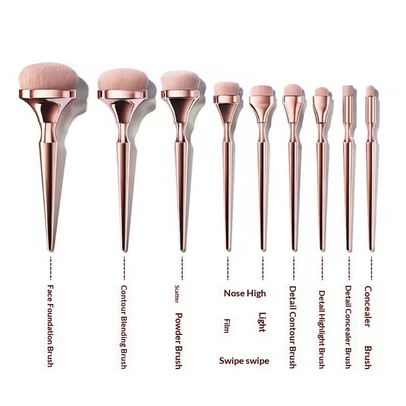 Zuijin Makeup Brush Set 9 Professional Beauty Tools