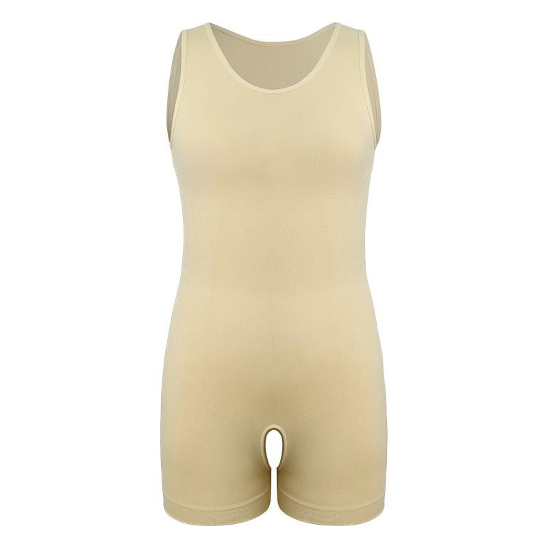 Men's Shaping Fitness Training Plus Size Waist-Tightening Brief Bodysuit