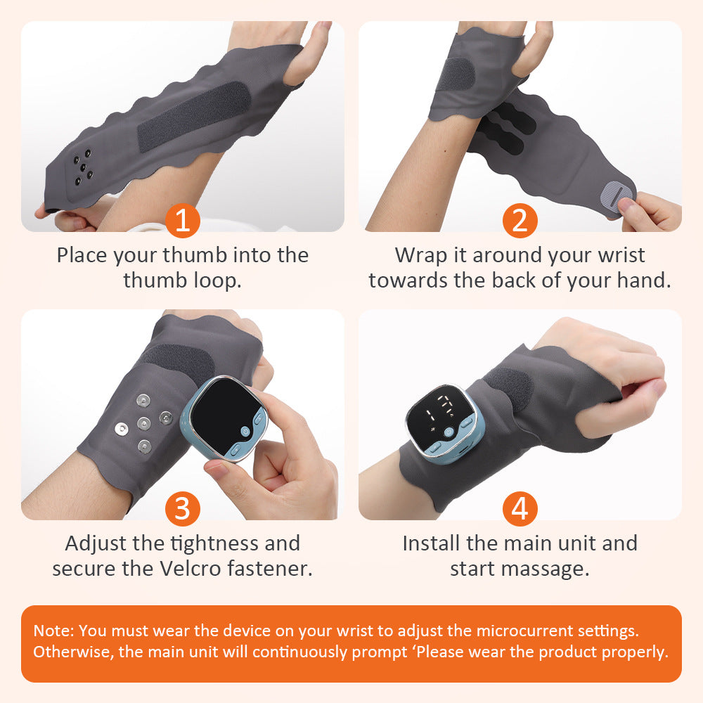 New Smart Adjustable Hand Wristband Massage Instrument