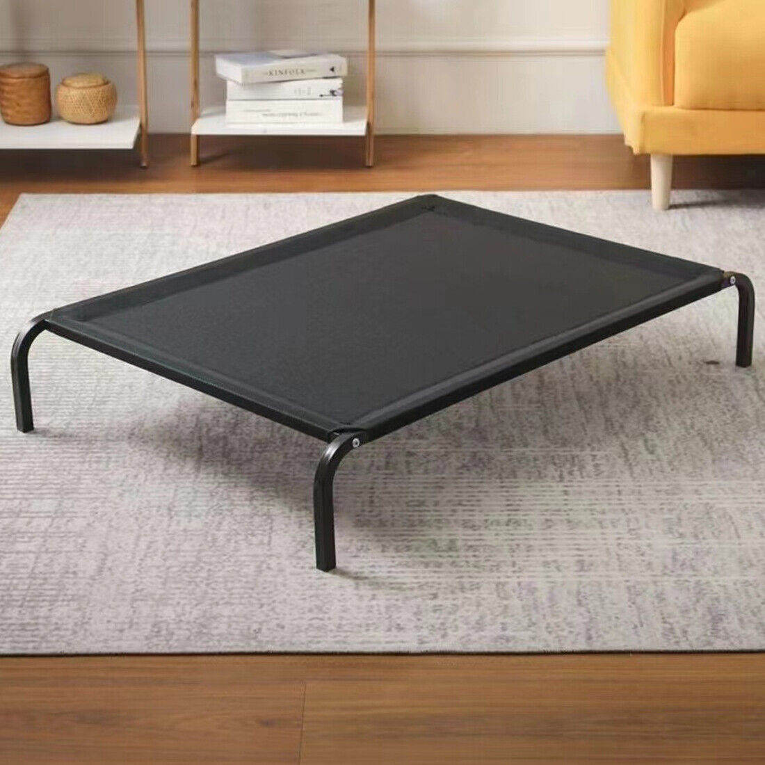 Elevated Dog Bed Pet Cat Mesh Camping Cot Indoor Outdoor Waterproof Two Size UK