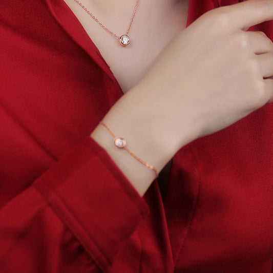 Niche Accessories Temperament Moissanite Perception Bubble Bracelet