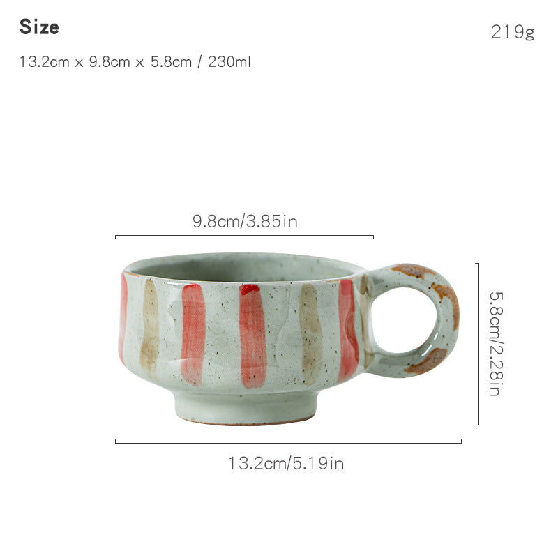 Hand-painted Ceramic Cup For Home And Office