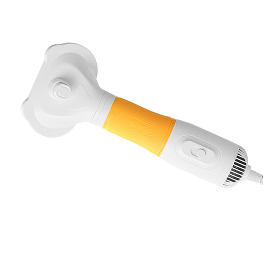 Pet Hair Dryer With Slicker Brush Low Noise 600W 3 Temperature Adjustable 3 In 1 Grooming Dog Blow Dryer For Cats Yellow