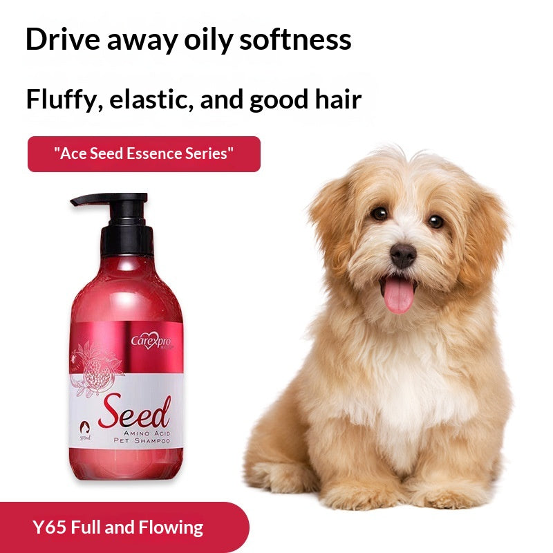 Pet Shampoo With Seed Extracts And Amino Acids For Coat Care
