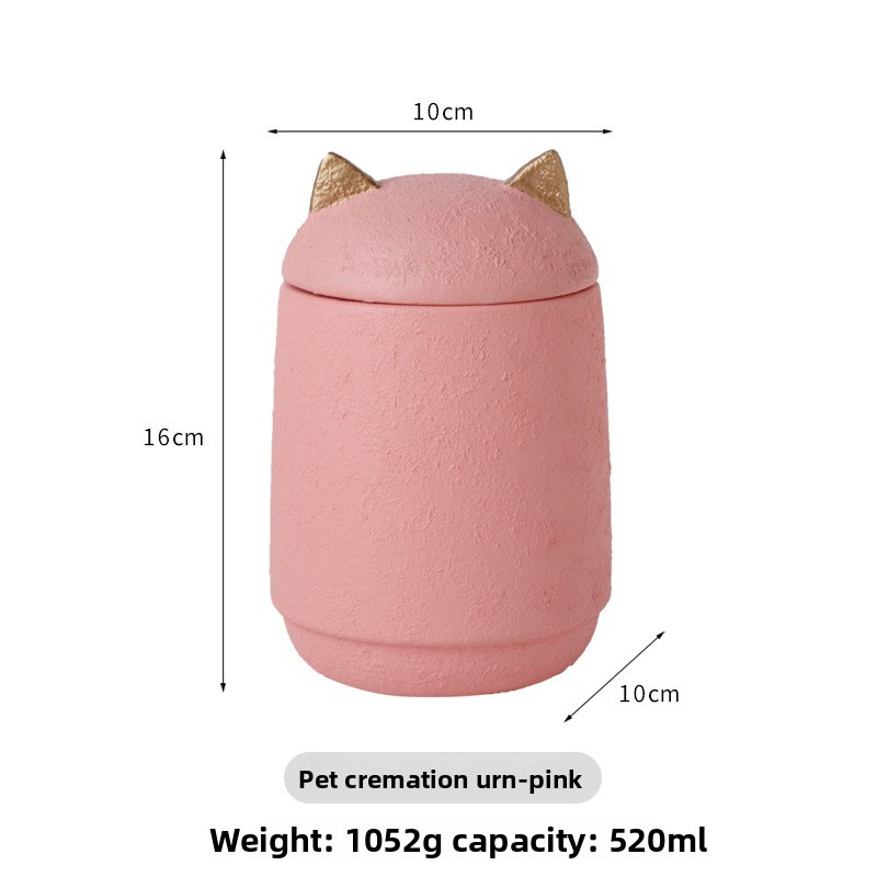 Pet Urns For Dogs And Cats, Ashes Storage Jars For Cremated Remains, Made Of Eco-Friendly And Biodegradable Materials