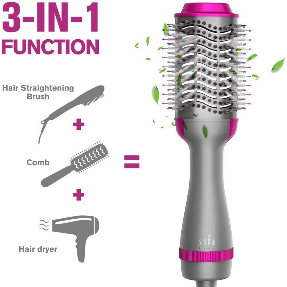 Rubber-coated Automatic Curling And Straightening Dual-function Hair Straightener