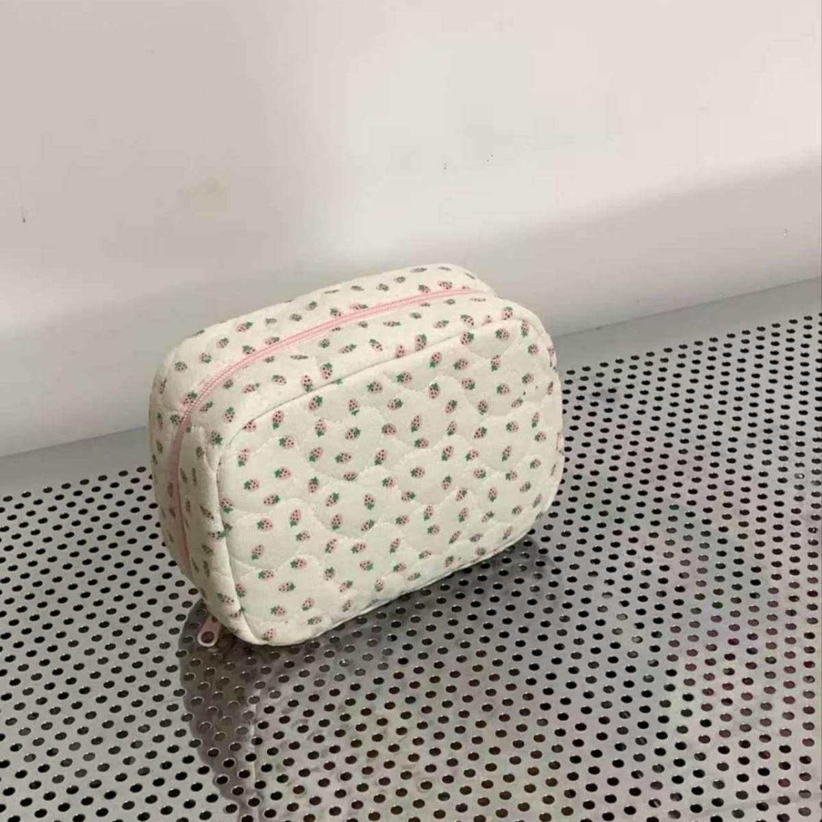 Strawberry Toast Tri-Fold Storage Bag