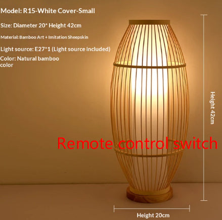 Living Room Floor Lamp Bedroom Tea Room Zen-style Bedside
