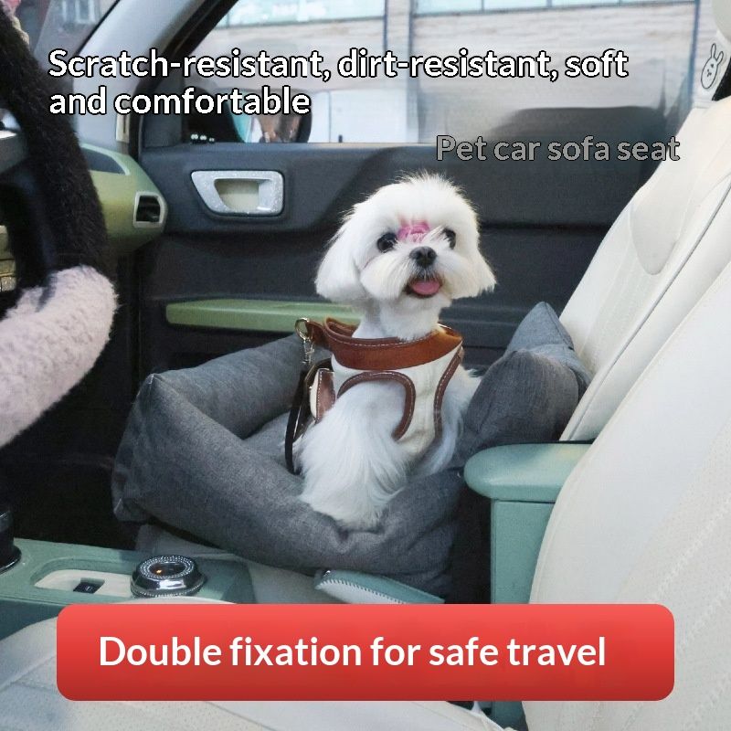 Pet Car Home Multi-Functional Lockable Safety Crate