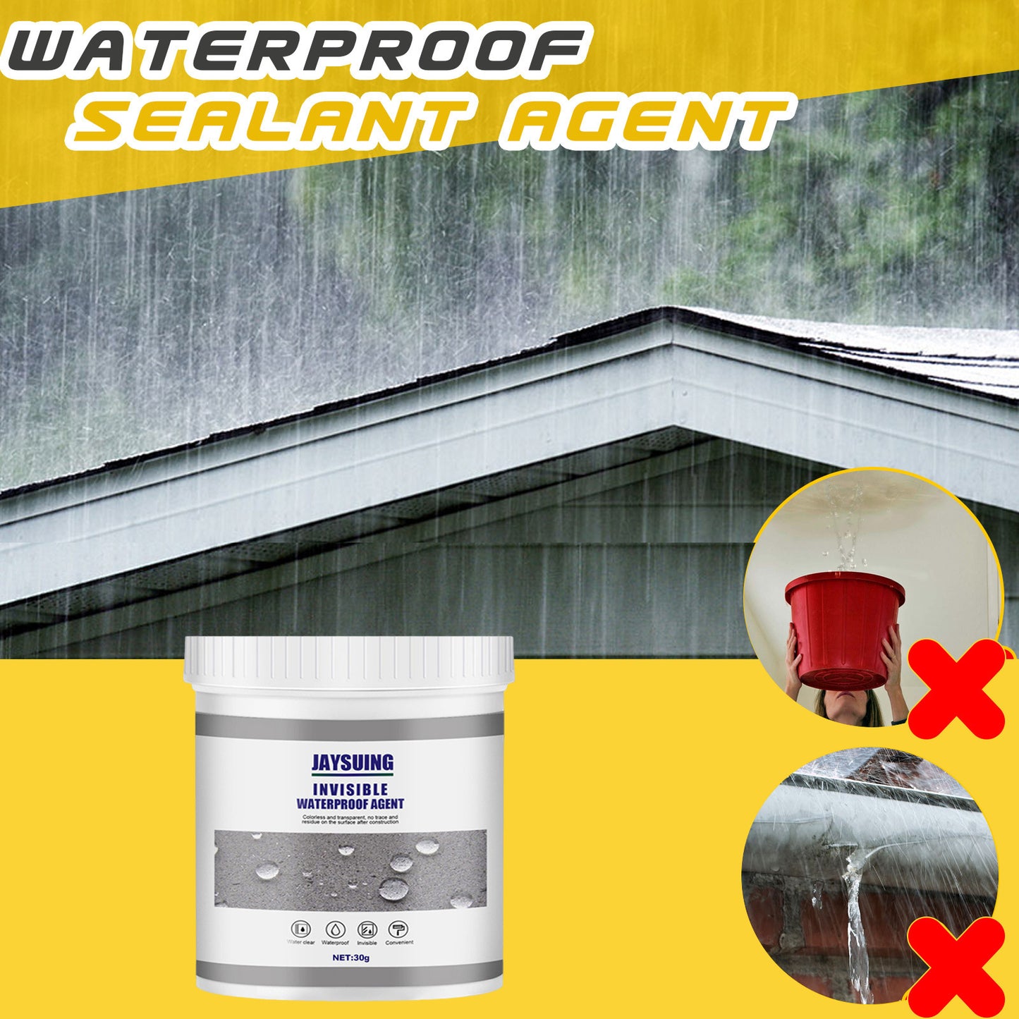Jaysuing Cross-border Waterproof Sealant For Kitchen And Bathroom Walls, Waterproofing And Household Sealing Coating