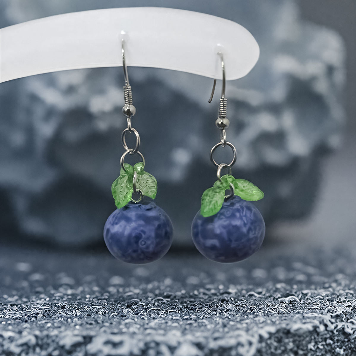 Interesting And Strange Style Fruit Accessories Earrings Pastoral Style Three-dimensional