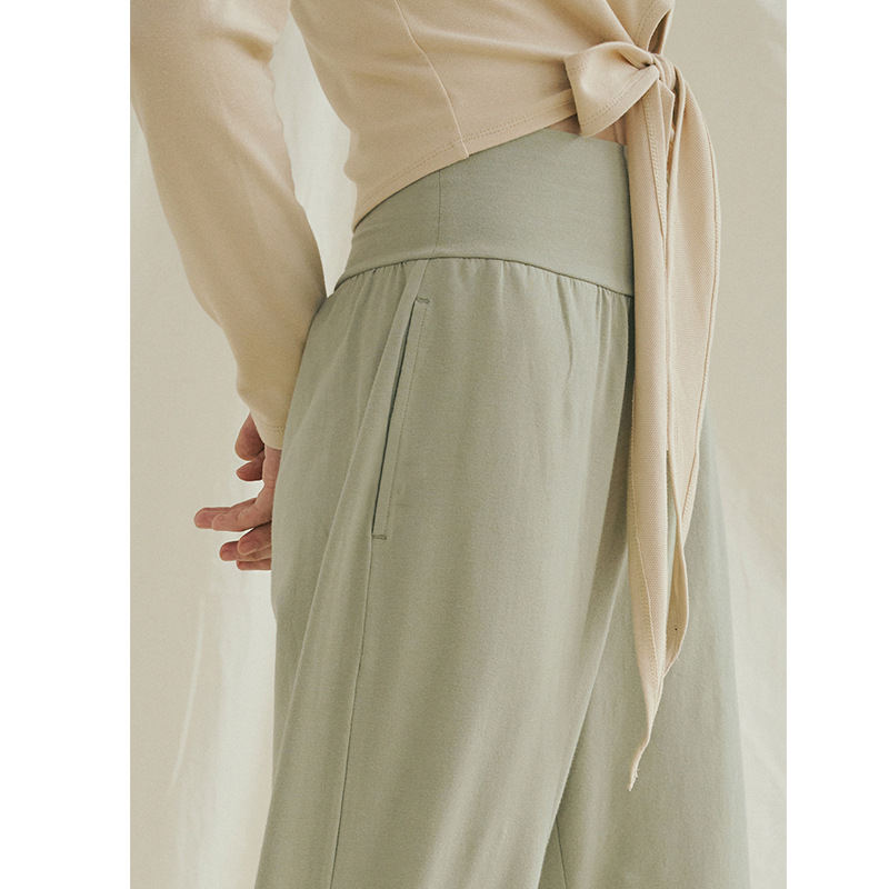 Yoga Loose Wide-leg Pants Can Be Tied