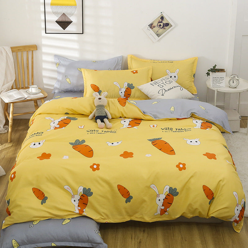 New Active Aloe Cotton Bed Four-piece Set