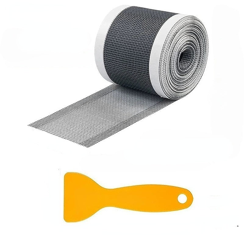 2-Pack 5cm X 7m Bathroom Drain Hair Catcher, Waterproof Shower Floor Mesh Tape, Kitchen Sink Strainer Sticker, Insect  Clog Prevention